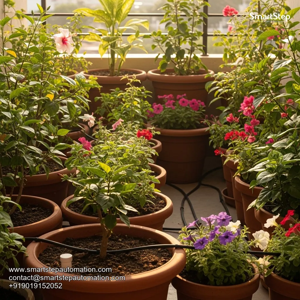 Bangalore Balcony Bliss: How Automated Irrigation Saves Your Terrace Garden