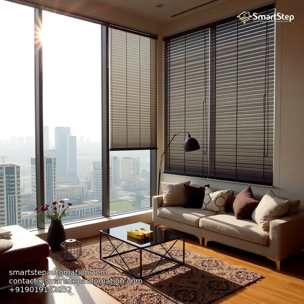 Solar-Powered Smart Blinds for Modern Bangalore Living
